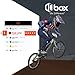Box One/Two Linear Bicycle Brake Cable Housing Kit with 1 Set Bike Brake Line, 1 Piece Bike Cable Housing with 2 Alloy End Caps Compatible for All V Brakes