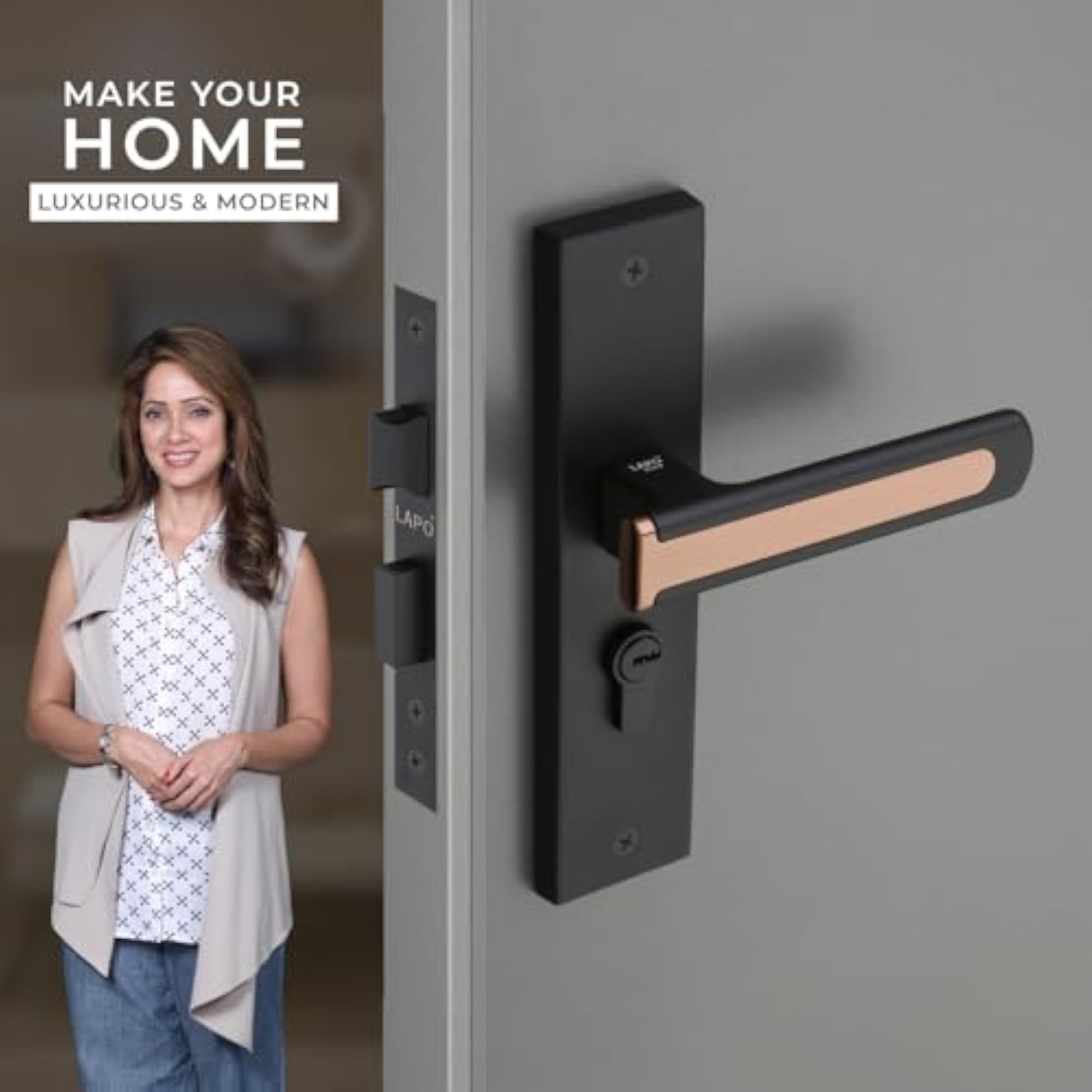 Mortise Door Lock for Home Main & Bedroom with Handle