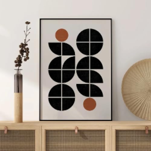 Affiche graphique Bauhaus KemneT pour une décoration intérieure de la maison moderne et épurée
