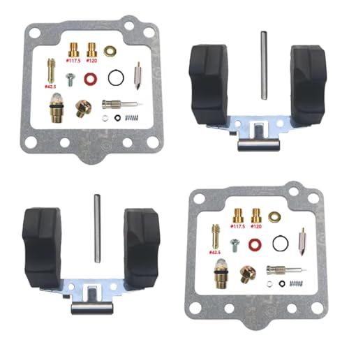 Kit Réparation Carburateur GSX400E GSX400S Haute Précision pour Moteur Bicylindre