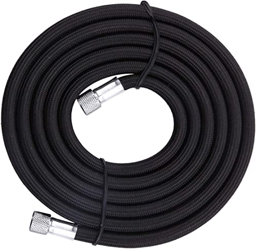 1.8/ 3m spray gun hose, with standard 1/8 connector at both ends, and quick disconnector (1.8 mètres Noir) Cover