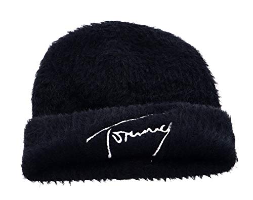 Preisvergleich Produktbild Tommy Hilfiger Damen Tjw Feminine Beanie Hut, Black, OS