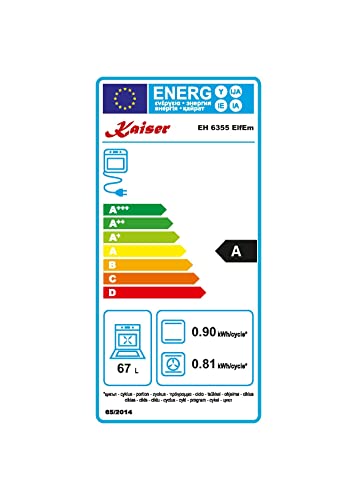 Kaiser Küchengeräte Backofen-Set EH 6355 ElfEm + KCT 97 FI La Perle, Autark, Retro Einbau Backofen, 8 Funktionen + Free Zone Induktions - Kochfeld 90cm Kochfeld, Autark, 5 Kochzonen – Bild 3