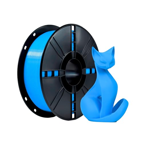 Image of iBOSS PLA Plus (PLA+) 3D Printer Filament 1.75mm,1kg Spool (2.2lbs) Toughness Enhanced 3D Printing Filament,Dimensional Accuracy + /- 0.02mm,1.75mm PLA Plus Filament,Fit Most FDM Printer(Light Blue)