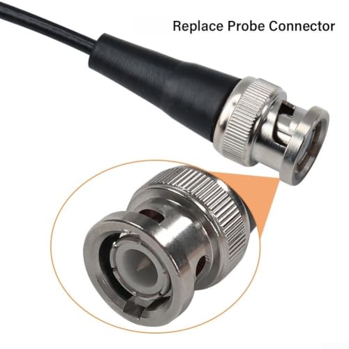 Electrodo de repuesto ORP con cable de 2,95 m negro que soluciona los fallos de medición BNC 4
