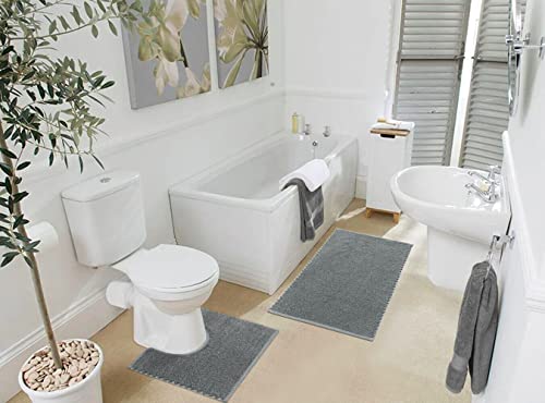 Emmevi Tappeto Bagno Set 3 Pezzi 100% Cotone