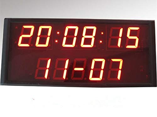 Horloge prière LED à grand écran haute luminosité pour corriger le manque de visibilité intérieur