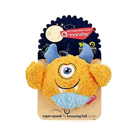 Amazon Q Monster 犬用ボール 犬用噛むボール 犬用おもちゃ 犬用噛むおもちゃ 音の出る犬用おもちゃ 犬用ぬいぐるみ 中小型犬用に適用 丈夫性 耐久性 ストレス解消 リサイクル可能 オレンジ Q Monster 噛むおもちゃ 通販