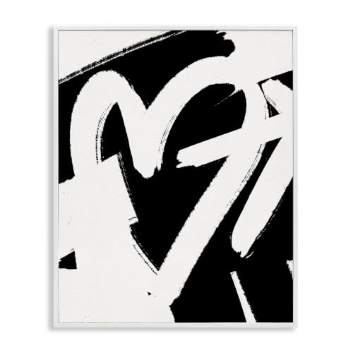 Arrow Through Heart Contemporary, 24 x 30 Inch Framed Giclée Print