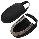 Veemoon Cubrezapatillas Ciclismo Invierno Térmico Semiabierto Talla L (44-46),Funda para Zapatos Outdoor Resistente