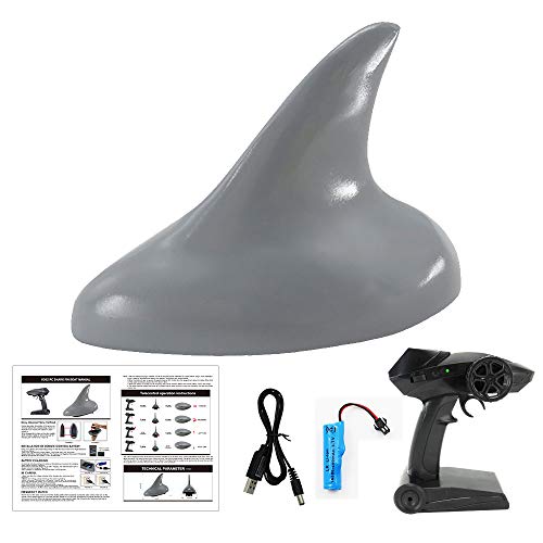 Jiangtao V302 RC Boat com Simulação Shark Fin Head 15km/h Electric Racing Boat para Piscinas 2.4G Co