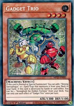 Gadget Trio MP25-EN061 Secret Rare Englisch Boosterfrisch 1. Auflage - 2025 Mega-Pack Tin - mit ReCollectibles-Versandschutz - für Yu-Gi-Oh!