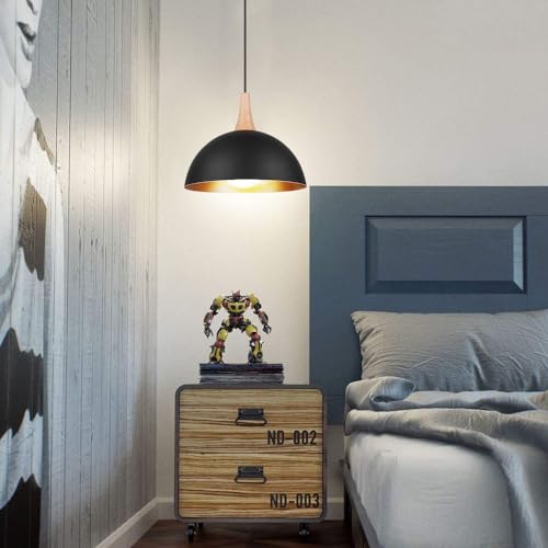 Support de lampe en bois E27 MOCHAMIK pour éclairage balcon et bar - 2