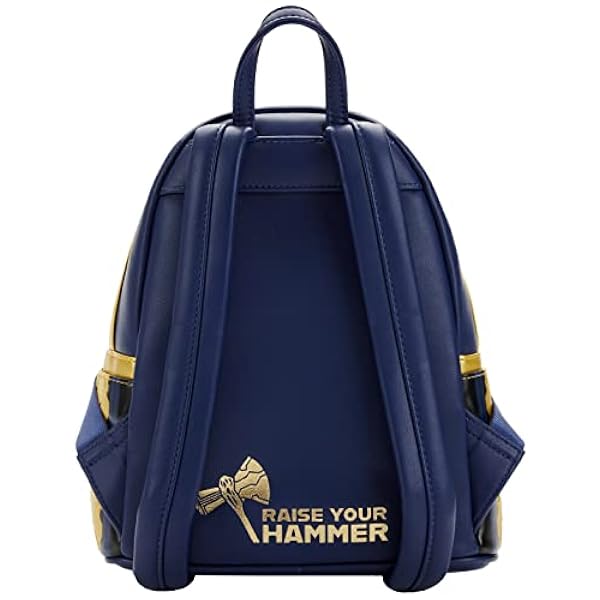 Thor Loungefly – Thor Cosplay – Mini zaino da donna in poliuretano multicolore