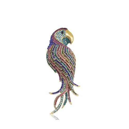Image of Enamel Bird Brooch for Women Rhinestones Owl /Hummingbird /Eagle /Toucan Lapel Pin Cute Bird Brooches Jewelry Gifts for Mom Wife