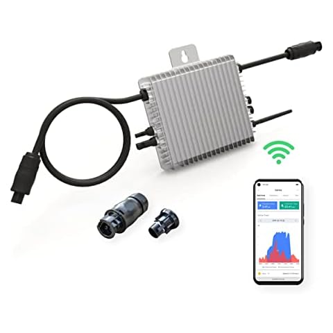 Solarway Deye SUN800G3-EU-230 800 Watt Mikrowechselrichter Set | Microinverter | WLAN & APP | Plug & Play | Auslegung für Balkonkraftwerk mit 2 PV-Modulen bis 1000Wp Cover
