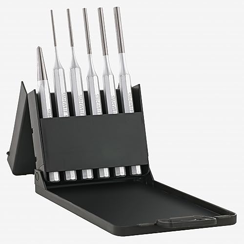 STAHLWILLE 105-108/6 | Splinttreiber-und Körnersatz 6-teilig | Made in Germany