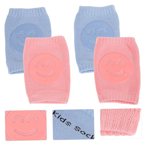 GALPADA 2pairs Knee Protector for Crawling Pads Boy Girl Leg Warmers Non-slip Knee Pads for Floor2