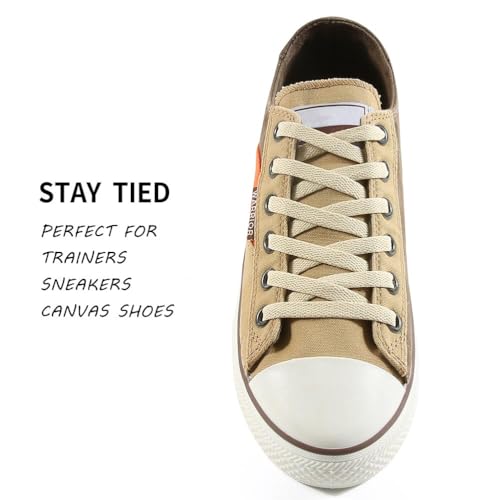 Image of VSUDO Flat Sneaker Shoe Lace, Flat Shoe String for Sneaker, Athletic Shoelace