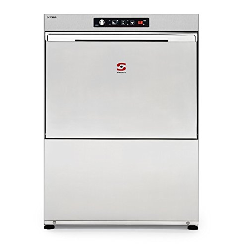 Sammic X-50BD (1302114) X-TRA Front Loading Dishwasher with Built-In Water Softener and Drain Pump, 500 mm