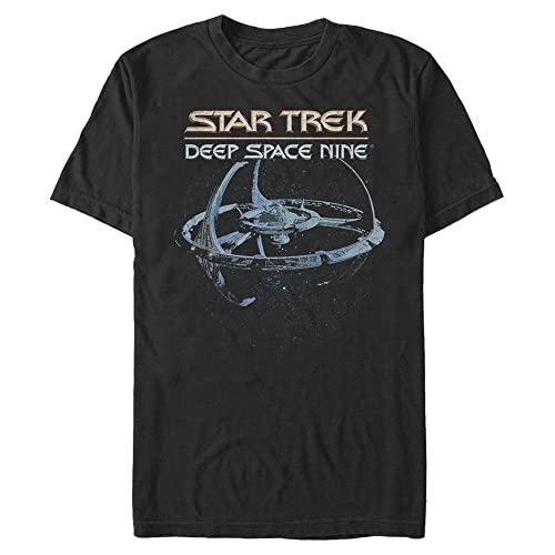 Star Trek : Deep Space Nine Vintage DS9 Men's Tops Short Sleeve Tee Shirt Black