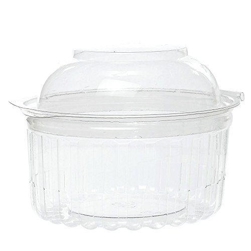 Disposable Plastic Cups with Hinged Dome 12 oz Clear PETE - 4" Dia x 3 3/4" D 250 Per Case by REYNOLDS CONSUMER PRODUCTS – 12.0 ounces, Plastic, Clear, Pack of 250, Model 10845APT