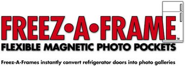 FREEZ-A-FRAME Magnetic Photo Picture Frame, White, Contains Eight 4 x 6 & Four 5 x 7 Frames by Freez-A-Frame
