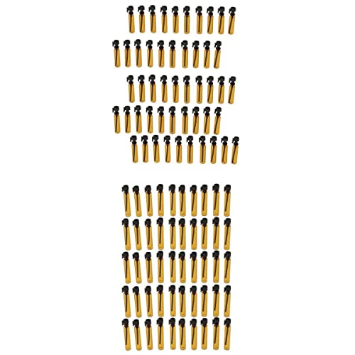 Bonarty 100PCS Empty Perfume Bottle Glass Mini Dropper Botlles for Armatherapy