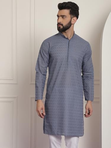 Image of SOJANYA Men's Silk Blend Regular Fit Casual (Since 1958 Woven Design Kurta with Churidar & Embroidered Nehru Jacket
