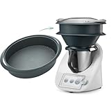 CucinaOra steamLEVEL compatible con Thermomix TM6/TM5/TM31 – Inserto Varoma con nivel extra para cocinar al vapor