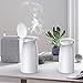 beetleNew Hogar y cocina Nuevo Aroma para Uso con ultrasonidos Aroma Esencial difusor de Aire humidificador purificador Aromaterapia Dormitorio, Baño, Yoga, Sauna y Oficina (Blanco)