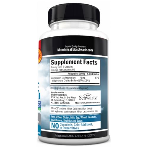 BioSchwartz Magnesium Bisglycinate Capsules