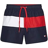 Tommy Hilfiger Runner Bandera De Natación Cortos De Natación, Pitch Azul