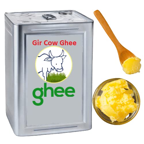 Fresh Pure Gir Cow Ghee Tin Traditional Bilona Method Hand Churned Cow