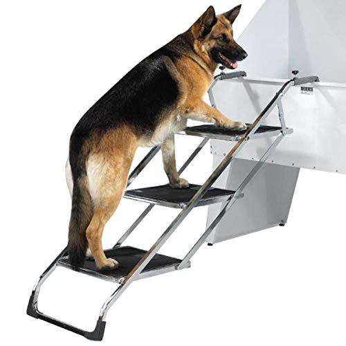 Master Equipment PetEdge Grooming Tub Pet Stairs – Non-Skid Stairs Allow Pets to