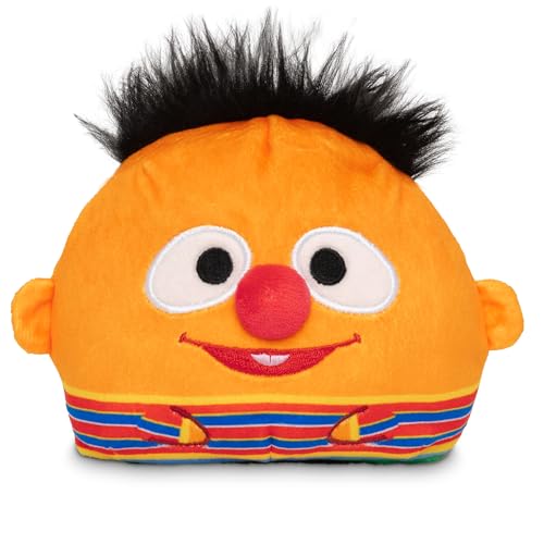TeeTurtle Bert and Ernie 4' Reversible Sesame Street Plushie - Cute Kawaii Soft Stuffed Mood Toy for Kids and Adults