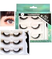 Amazon | [VanFROSTED] ボリューム 時短 コスパ つけまつげ のり不要