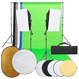 【Juego de reflectores útiles:】 Cada reflector viene con diferentes paneles de superficie. Puedes trabajar con diferentes combinaciones para luces más cálidas o más frías con el fin de fotografiar interiores y exteriores.