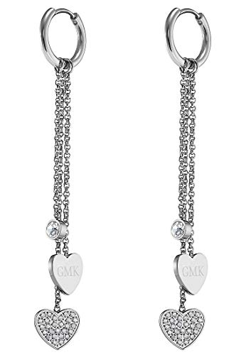 Preisvergleich Produktbild GMK Collection Damen-Creolen Edelstahl One Size Silber 32010120