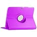 Produktbild ebestStar - Hülle für Samsung Galaxy Tab 3 10.1 GT-P5210, 10 P5200 P5220, Drehbar Schutzhülle, PU-Lederhülle, Rotierende Ständer Etui, Rotating Case Cover, Lila