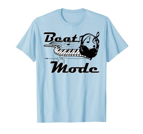 Beat Mode Producer Music Production Life and DJ Casque T-Shirt