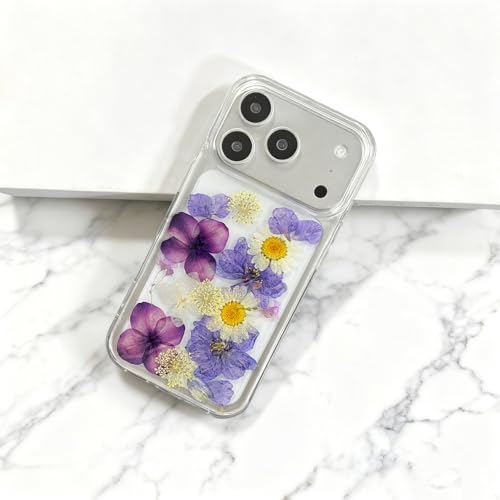 Coque iPhone 17 Pro Max fleurs séchées idée cadeau romantique fille - 7