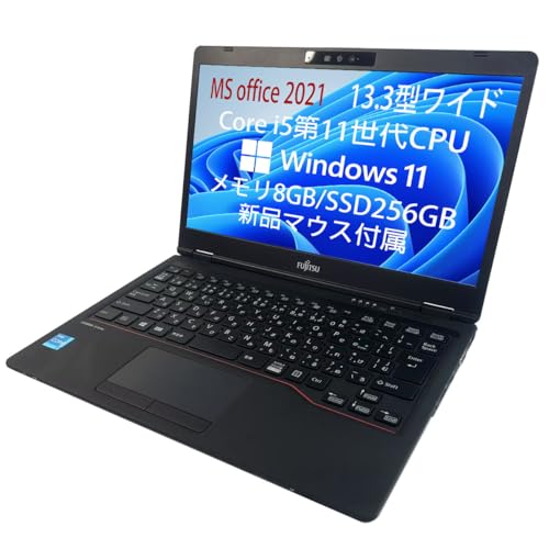�y�����ϕi�z�x�m�� ���y�� ���^�m�[�gPC FUJITSU LIFEBOOK U7311 Win11���� / MS Office 2021 / FHD(1920x1080)/��11���� Core i5-1145G7/8GB������/SSD 256GB/Web