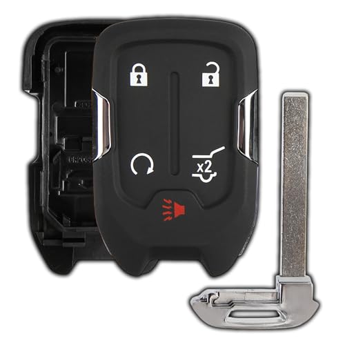 Coque de clé télécommande 5BTN GMC Chevrolet HYQ1AA pour réparer boutons usés