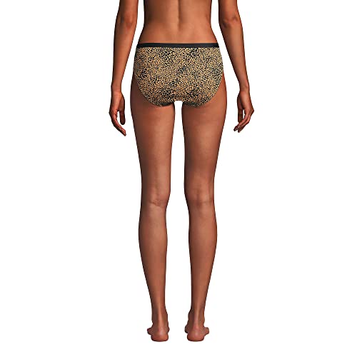 Lands' End Womens Comfort Knit Mr Hc Brief Underwear - 2 Pk Allspice/Leopard 2Pk Regular 1X #TOP3