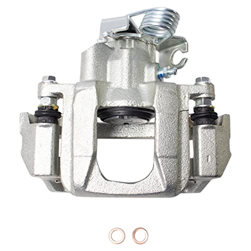 Image of TRQ Front and Rear Brake Caliper Set Zinc Coated Brackets Compatible with 2009 Ford Flex 2010-2012 Taurus 2009-2012 Lincoln MKS