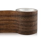 (Paket): 1 Stück Klebeband mit Holzmaserung, Farbe ist dunkelbraun. Dieser Möbelkleber für die Reparatur von Kratzern auf Laminatböden, Schlafzimmer-Wohnzimmermöbeln.