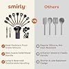 SMIRLY Kitchen Utensils Set – 22-Piece Silicone Cooking Utensils Set, Spatula Set with Holder, Wooden Handle Silicone Kitchen Gadgets for Nonstick Cookware #5