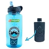 Epic Nalgene OG | Water Bottle with Filter | USA Made Bottle and Filter | Dishwasher Safe | Filtered...