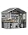 Pugire Outdoor Resin Storage Shed 8x6 FT, Plastic Garden Tool Shed with Lockable Door, Weather Resistant Utility Storage House for Lawn Equipment Bike Trash Can, Backyard Patio, Grey